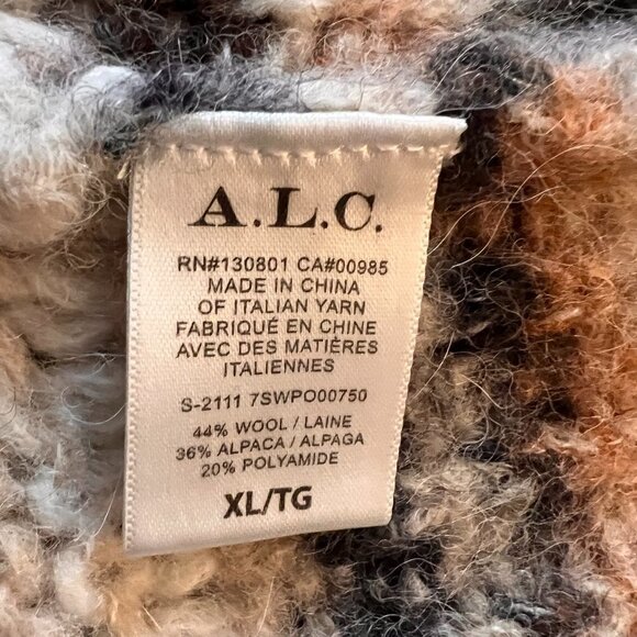 A.L.C. Women's Pink Selena Wool & Alpaca Blend Sweater NWT Size XL - Picture 9 of 10